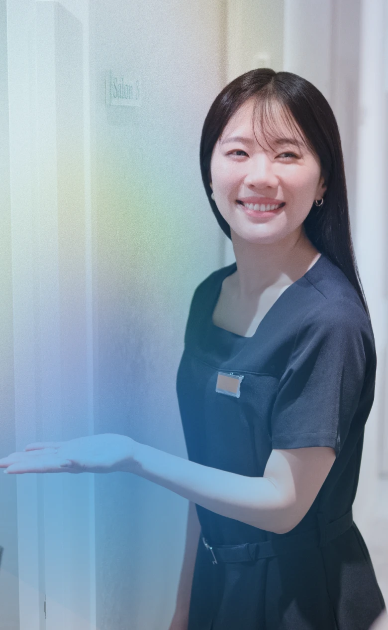 アドバイザーさんがご案内している様子