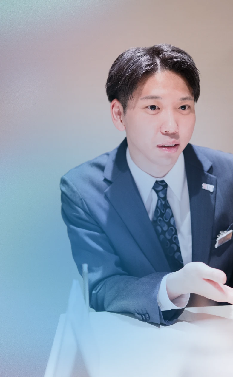 カウンセラーさんがお話している様子