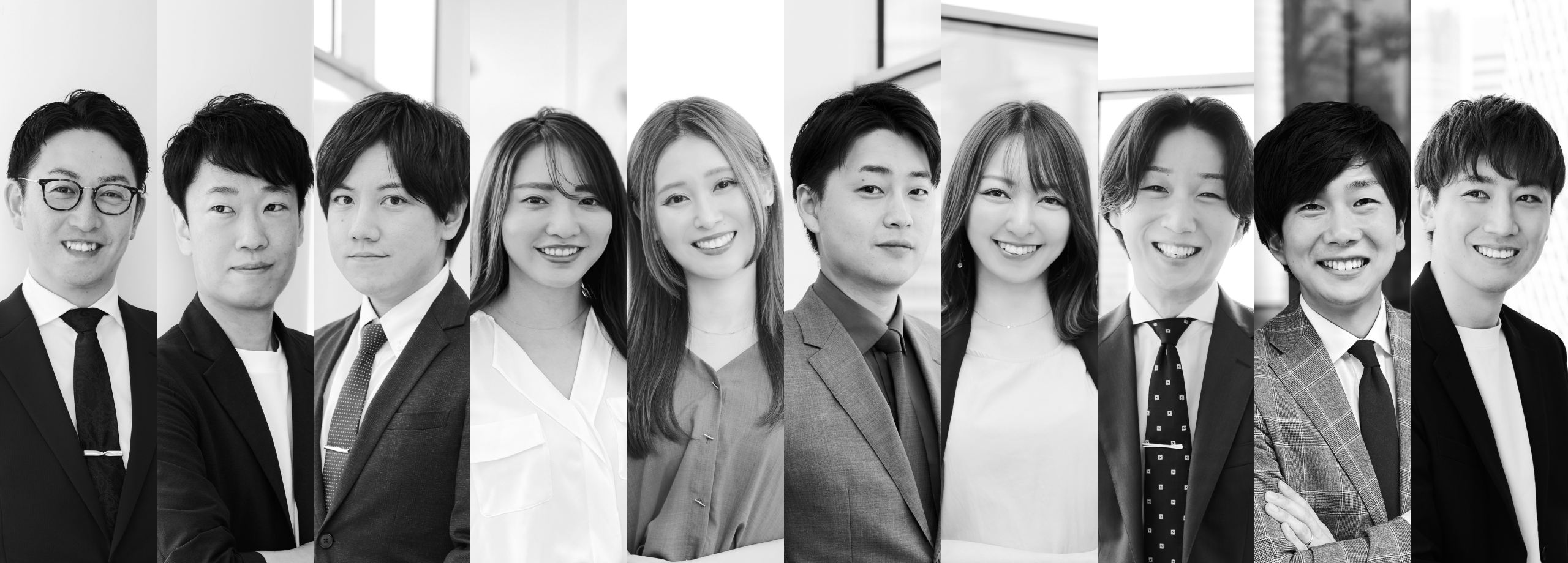 新卒社員の集合写真