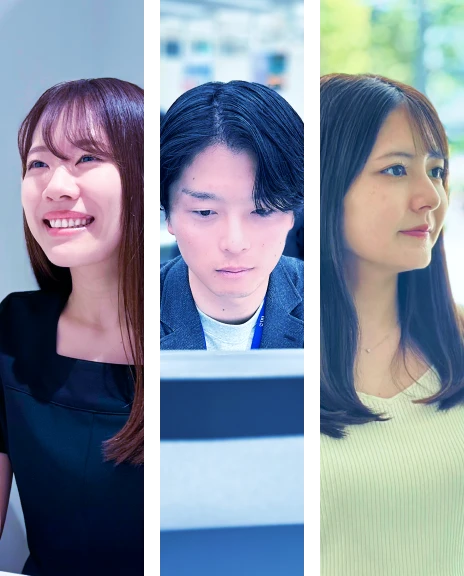 仕事をする社員の画像